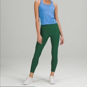 EVERGLADE GREEN BASE PACE HIGH RISE TIGHT RIBBED 25’